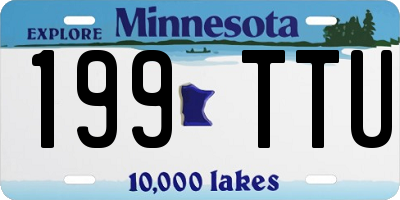 MN license plate 199TTU
