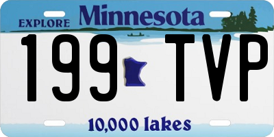 MN license plate 199TVP