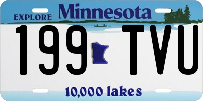 MN license plate 199TVU