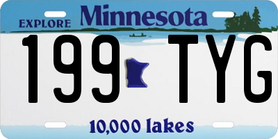 MN license plate 199TYG