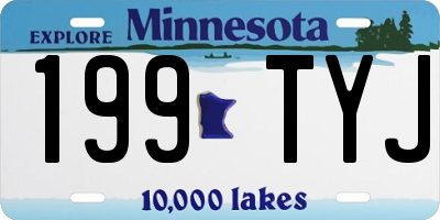 MN license plate 199TYJ