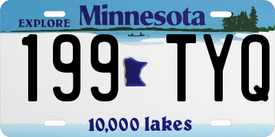 MN license plate 199TYQ