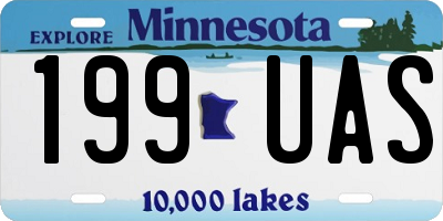 MN license plate 199UAS