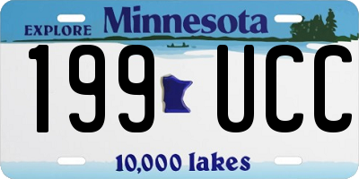 MN license plate 199UCC