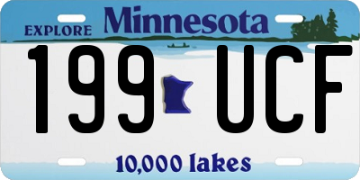 MN license plate 199UCF