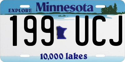 MN license plate 199UCJ