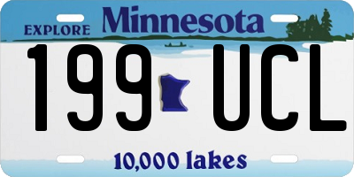 MN license plate 199UCL