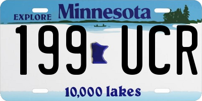 MN license plate 199UCR