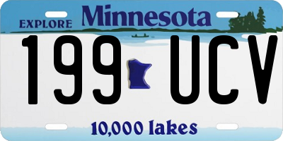 MN license plate 199UCV