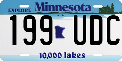 MN license plate 199UDC