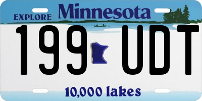 MN license plate 199UDT