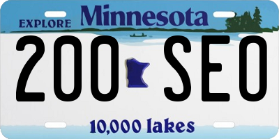MN license plate 200SEO