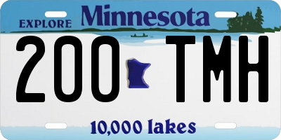 MN license plate 200TMH