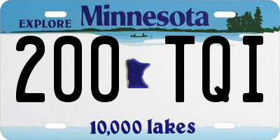 MN license plate 200TQI