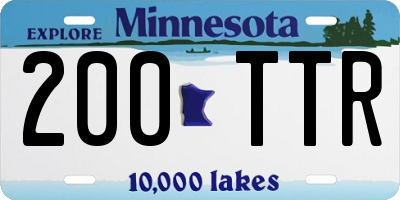MN license plate 200TTR