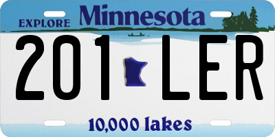 MN license plate 201LER