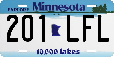 MN license plate 201LFL