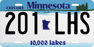 MN license plate 201LHS