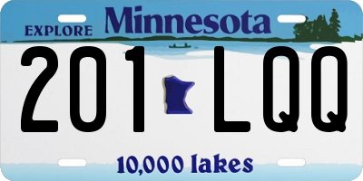 MN license plate 201LQQ