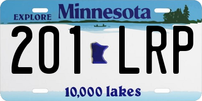 MN license plate 201LRP