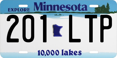MN license plate 201LTP