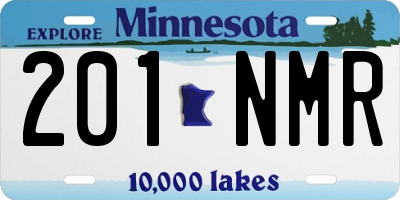MN license plate 201NMR