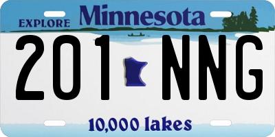 MN license plate 201NNG