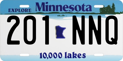 MN license plate 201NNQ