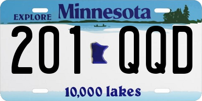 MN license plate 201QQD
