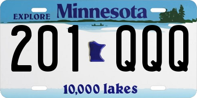 MN license plate 201QQQ