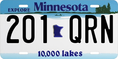 MN license plate 201QRN