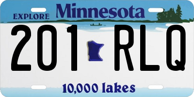 MN license plate 201RLQ