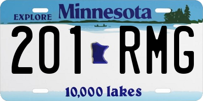 MN license plate 201RMG