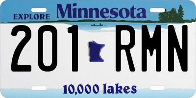 MN license plate 201RMN