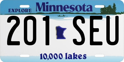 MN license plate 201SEU