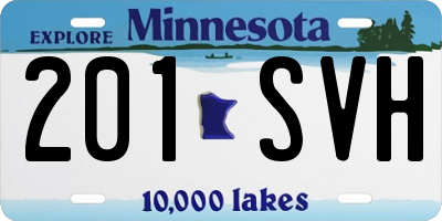 MN license plate 201SVH