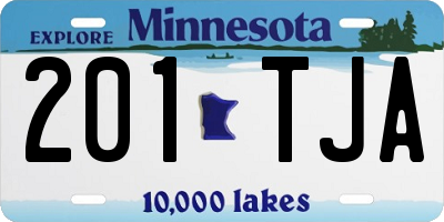MN license plate 201TJA