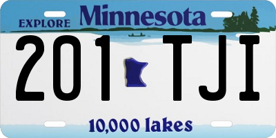 MN license plate 201TJI