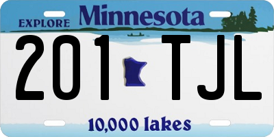 MN license plate 201TJL