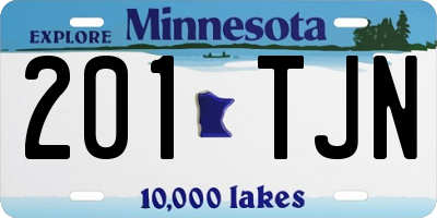 MN license plate 201TJN