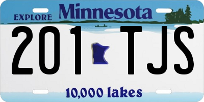 MN license plate 201TJS