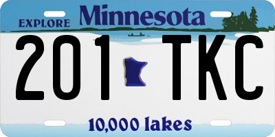 MN license plate 201TKC