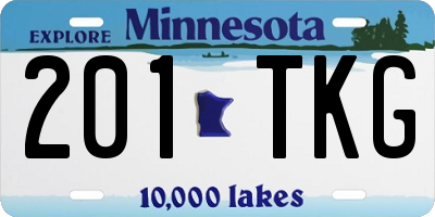 MN license plate 201TKG