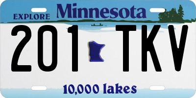 MN license plate 201TKV