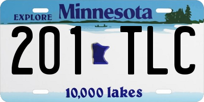MN license plate 201TLC