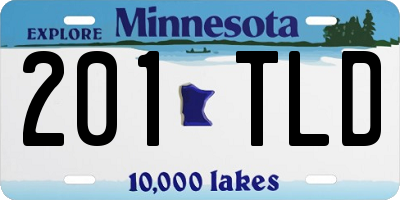 MN license plate 201TLD