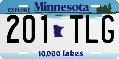 MN license plate 201TLG
