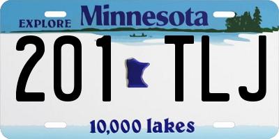 MN license plate 201TLJ
