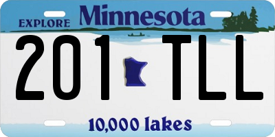 MN license plate 201TLL