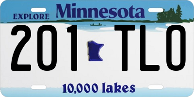 MN license plate 201TLO